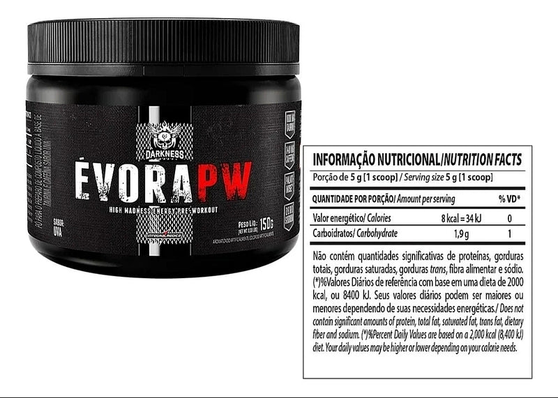 Pré-Treino Premium Évora 150g Frutas Vermelhas